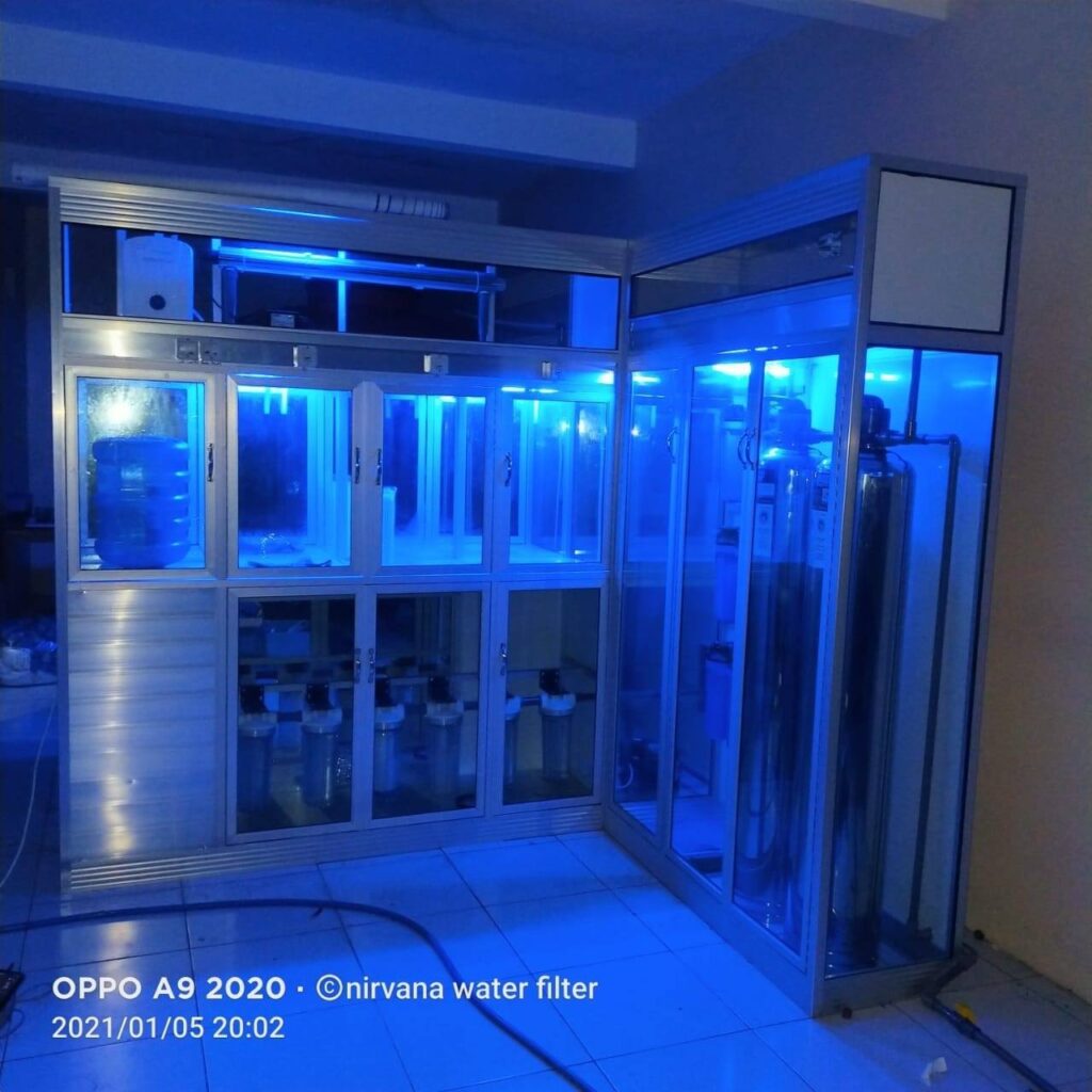 Nirvana Filter Abadi melakukan instalasi depot air minum isi ulang di kantor Mualaf Center Indonesia (MCI) Mijen. Yang terletak di sebelah SPBU Kuncen