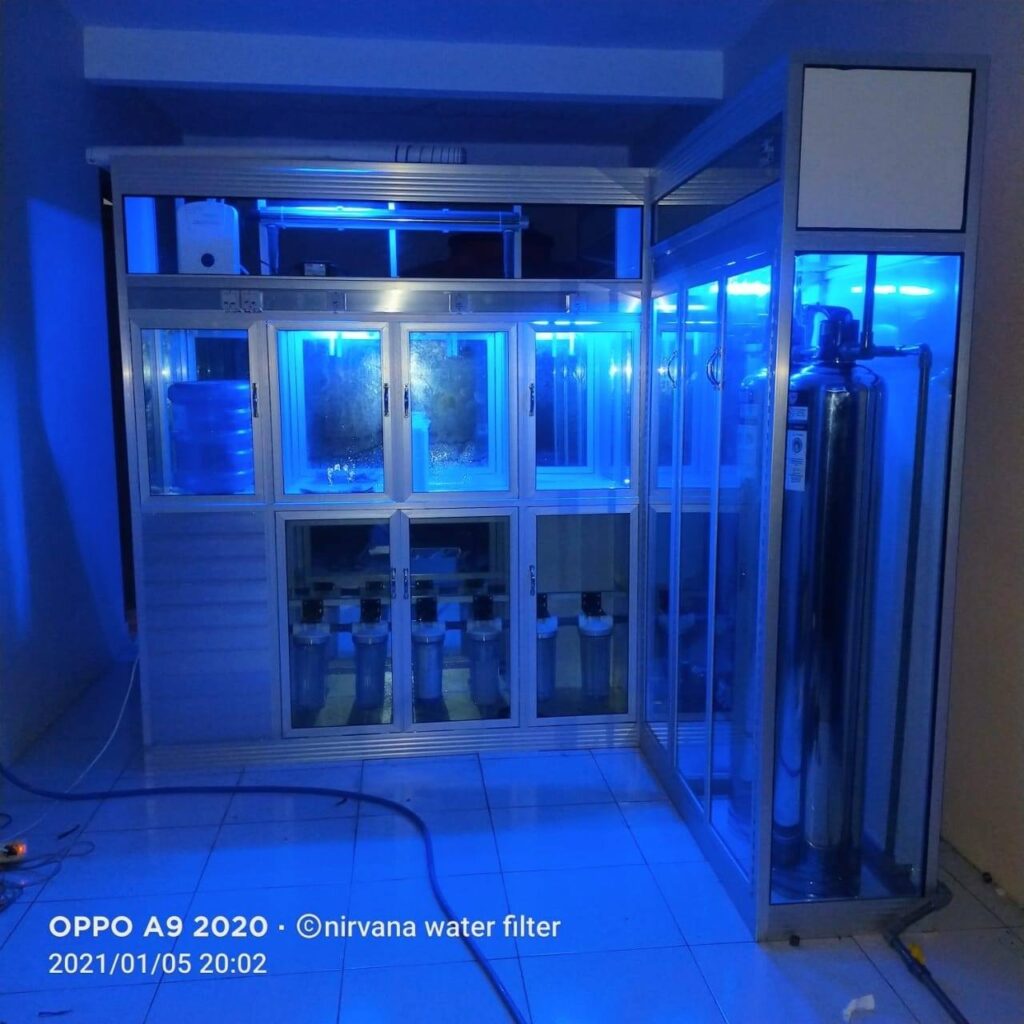 PEMASANGAN DEPOT AIR MINUM ISI ULANG DI MUALAF CENTER INDONESIA (MCI)