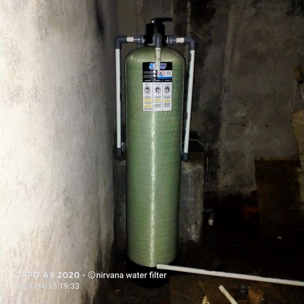 Pemasangan Filter Air menggunakan tabung ukuran 1354 yang terletak di desa Tirtonirmolo, Kasihan, Kab. Bantul, Daerah Istimewa Yogyakarta.